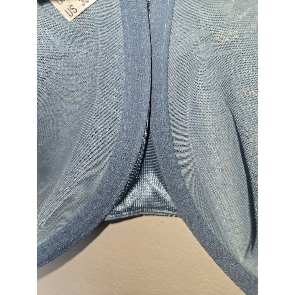 Wacoal Retro Chic Full Figure Underwire Bra Blue 38G 857210 - Picture 6 of 9
